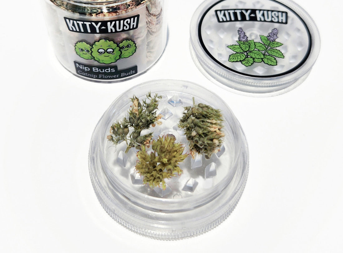 Catnip buds in Nip Buds grinder